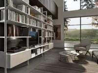 Composizione per il living modello Metal  di Zg mobili in Offerta Outlet