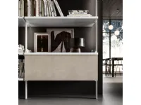 Composizione per il living modello Metal  di Zg mobili in Offerta Outlet