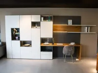 Soggiorno completo Modo di Sangiacomo in legno a prezzo Outlet