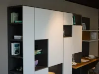 Soggiorno completo Modo di Sangiacomo in legno a prezzo Outlet