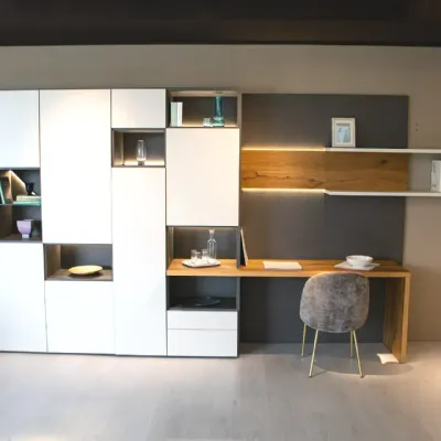 Soggiorno completo Modo di Sangiacomo in legno a prezzo Outlet