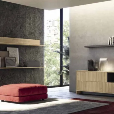 Composizione per il living modello Partere design colombini soggiorno offerta  di Colombini a prezzo Outlet