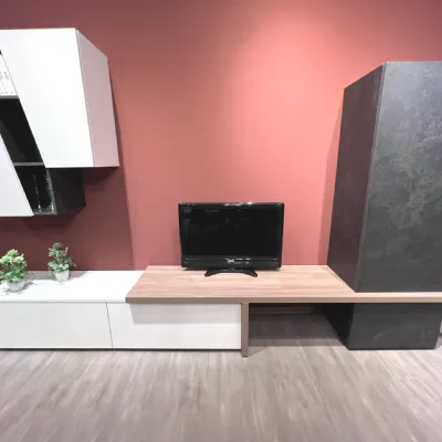Soggiorno completo modello Regola living di Scavolini a prezzo scontato