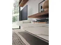 Soggiorno completo Sala929 di Mobilgam in laccato opaco a prezzo scontato