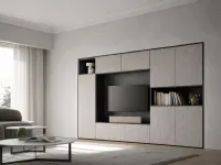 Soggiorno completo Skt23 di Tomasella in melamminico a prezzo Outlet