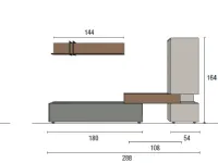 Composizione per il living modello Skt9 di Tomasella a prezzo Outlet