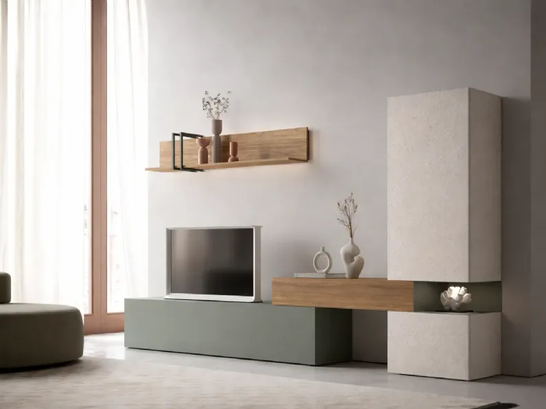 Composizione per il living modello Skt9 di Tomasella a prezzo Outlet