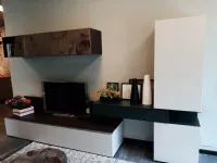 Soggiorno completo Atlante di Tomasella in laminato materico a prezzo Outlet approfittane ora!