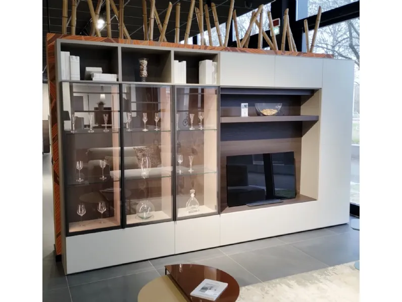 Composizione per il soggiorno modello Atlante di Tomasella a prezzo Outlet