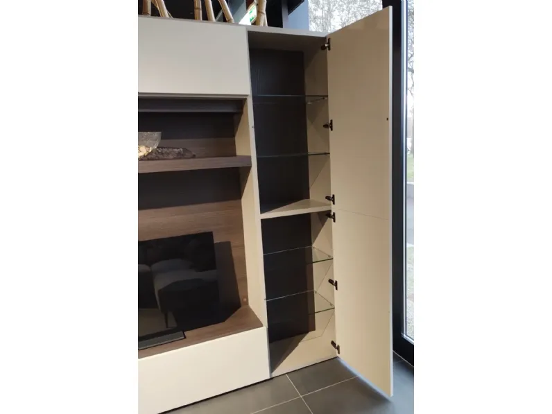 Soggiorno completo Atlante di Tomasella in laminato opaco in Offerta Outlet
