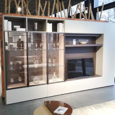 Composizione per il soggiorno modello Atlante di Tomasella a prezzo Outlet