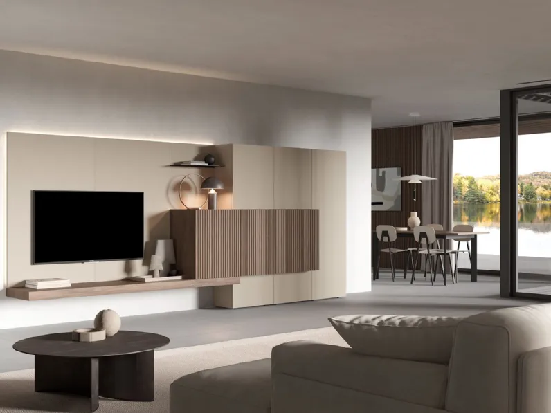 Soggiorno completo Kerala di Favero in stile design in offerta