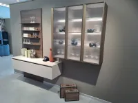 Soggiorno completo Living city di Stosa in laminato materico a prezzo scontato