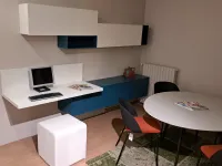 Soggiorno completo Living di Moretti compact in laminato materico a prezzo scontato