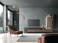 Composizione per il soggiorno modello Sala907 di Mobilgam in Offerta Outlet