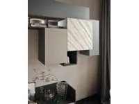 Composizione per il living modello Sala909 di Mobilgam a prezzo Outlet