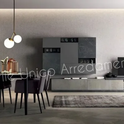 Composizione per il soggiorno modello Soggiorno completo personalizzabile di Colombini casa in Offerta Outlet