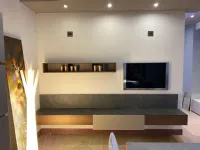 Composizione per il living modello Spazio di Pianca a prezzo Outlet