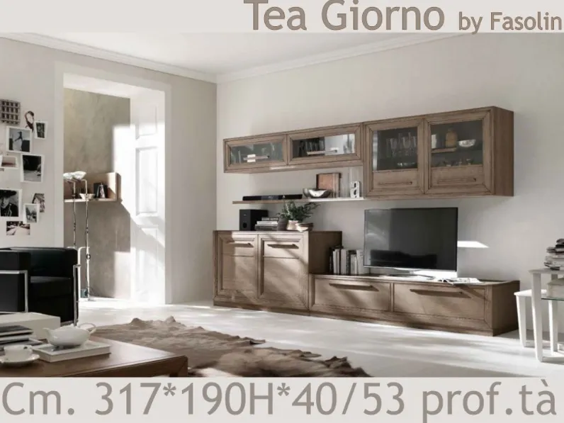 Soggiorno completo modello Tea g di Fasolin a prezzo scontato