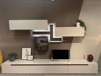 Composizione per il soggiorno modello Tetris di Tomasella a prezzo Outlet