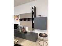 Soggiorno completo Atlante  di Tomasella in laminato materico a prezzo Outlet