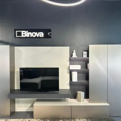 Soggiorno completo modello Bluna di Binova a prezzo Outlet