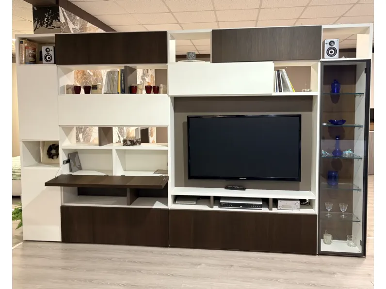 Composizione per il living modello Modo di Sangiacomo a prezzo Outlet