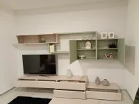 Soggiorno completo Pratico di Santalucia in melamminico in Offerta Outlet