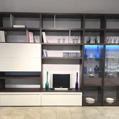 Soggiorno completo Seta di Maronese acf in laminato materico in Offerta Outlet