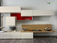 Composizione per il living modello Seta-sa1577 di Maronese acf a prezzo Outlet