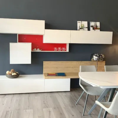 Composizione per il soggiorno modello Seta-sa1577 di Maronese acf in Offerta Outlet