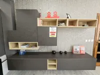 Soggiorno completo Soggiorno cloe  di Mobilegno in laminato materico a prezzo Outlet