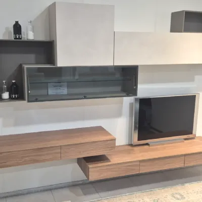 Soggiorno completo modello Abaco di Gierre mobili a prezzo scontato