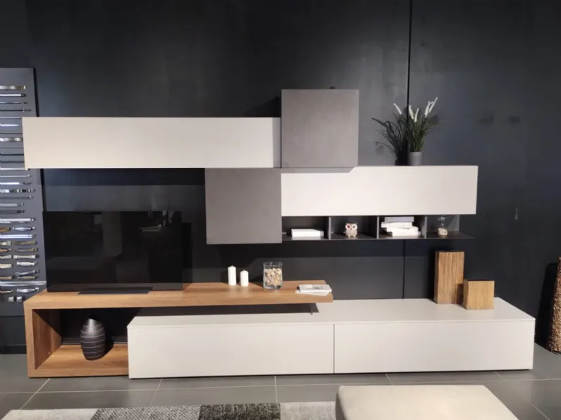 Soggiorno completo Atlante di Tomasella in stile design a prezzi outlet approfittane ora!