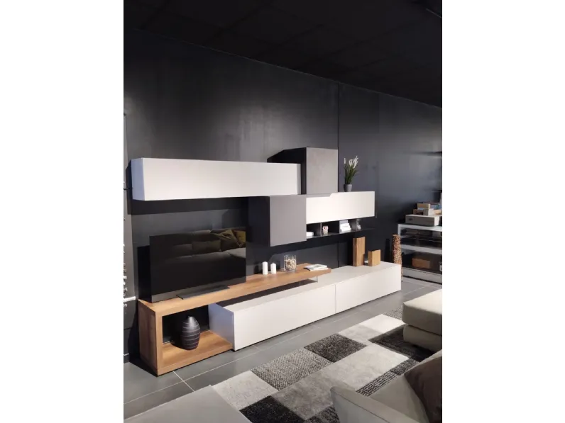 Soggiorno completo Atlante di Tomasella in stile design a prezzi outlet approfittane ora!