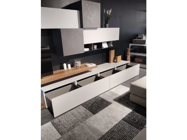 Soggiorno completo Atlante di Tomasella in stile design a prezzi outlet approfittane ora!