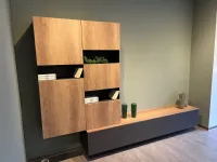 Soggiorno completo Delinea di Scavolini in stile moderno a prezzi outlet