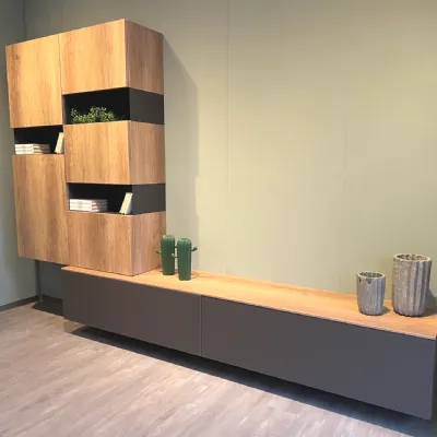 Soggiorno completo Delinea di Scavolini in stile moderno a prezzi outlet