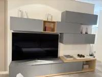 Soggiorno completo Filo di Orme in laminato opaco a prezzo Outlet