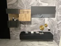 Composizione per il soggiorno modello Glass di Arredo3 in Offerta Outlet