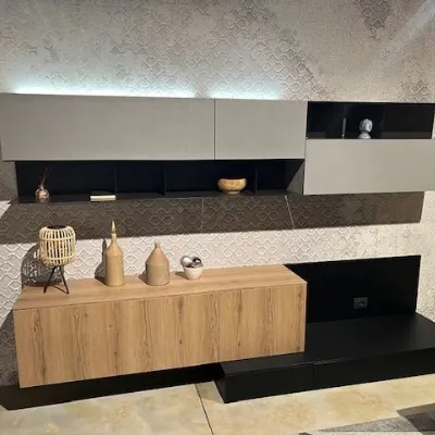 Soggiorno completo Kali di Arredo3 in stile moderno a prezzi outlet