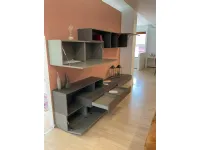 Soggiorno completo Lampo di Sangiacomo in laccato opaco in Offerta Outlet