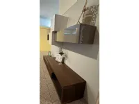 Soggiorno completo Linea lampo di Sangiacomo in laccato lucido a prezzo Outlet