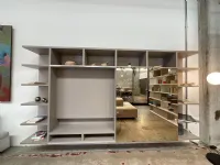 Soggiorno completo Link sistem  di Zalf in melamminico a prezzo Outlet