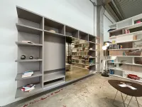Soggiorno completo Link sistem  di Zalf in melamminico a prezzo Outlet