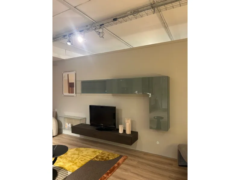 Soggiorno completo Living 368 lago di Lago in vetro in Offerta Outlet
