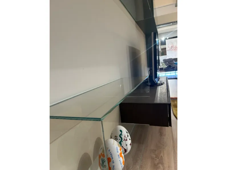 Soggiorno completo Living 368 lago di Lago in vetro in Offerta Outlet