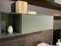 Soggiorno completo modello Living con boiserie di Novamobili in Offerta Outlet