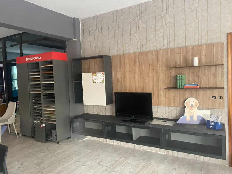Soggiorno completo Living di Febal in stile design in offerta
