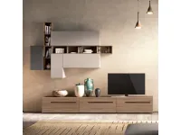 Soggiorno completo Living mod.abaco in promo-sconto del 50% di Gierre mobili in stile moderno a prezzi convenienti